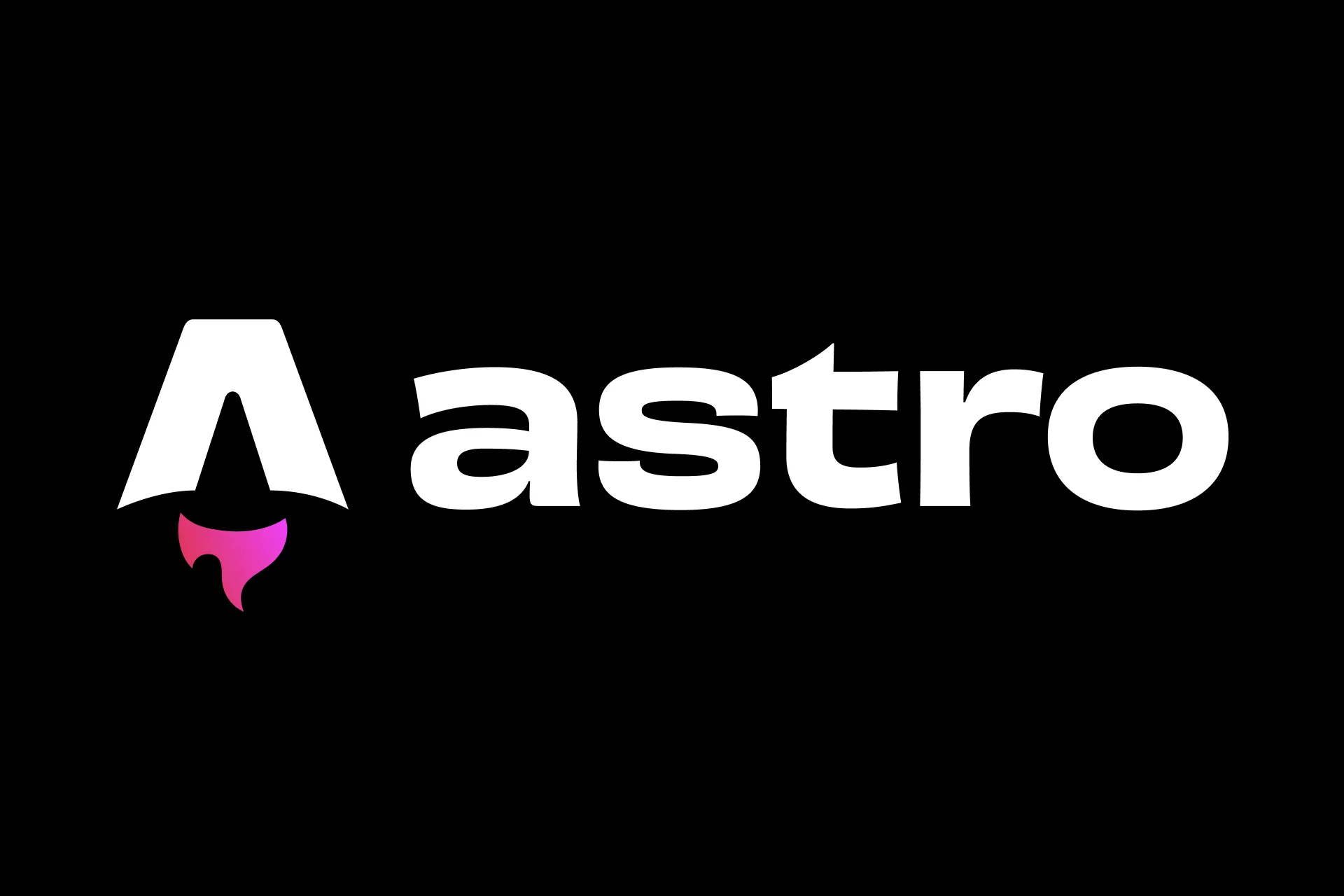Flat image with Astro logo